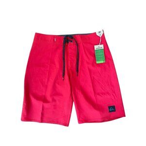 Quiksilver Men's SURFSILK Kaimana 20 Boardshort Highline Swim Trunk RED Size 29